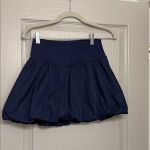 Aerie Navy Mini bubble Skirt